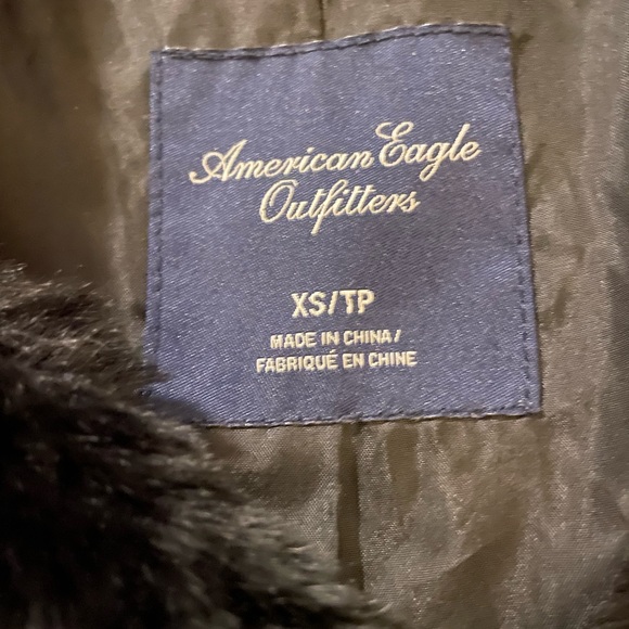 Faux fur cropped coat | American Eagle Outfitters Jackets & Coats | - Picture 2 of 7